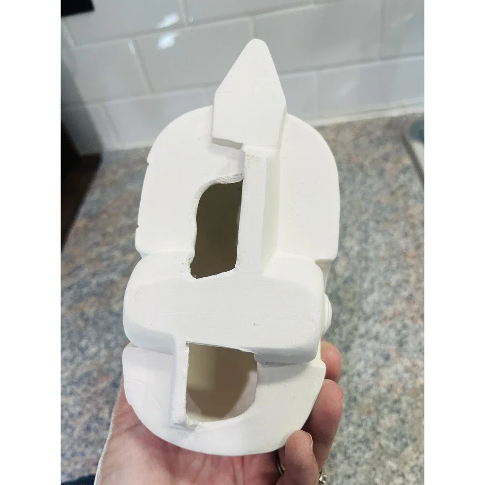 Ready to Paint Ceramic Bisque Camper Trailer Truck 6x4” Ready To Paint Decor